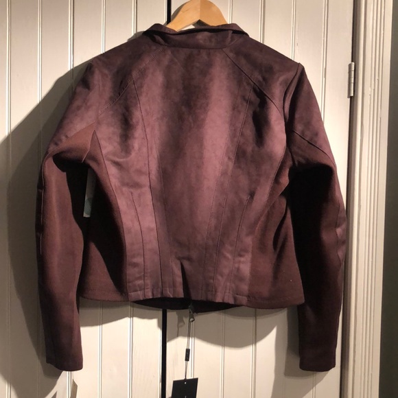 Faux Suede Moto Jacket - Picture 3 of 8